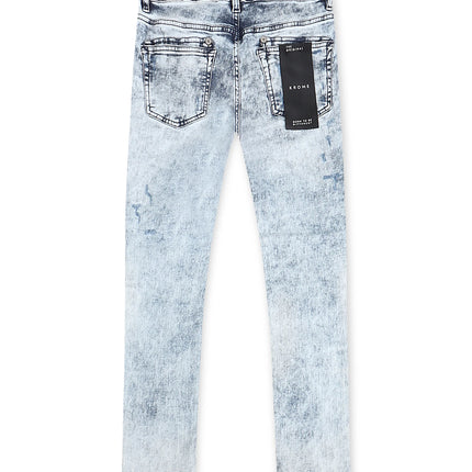 Krome Men's Slim Fit Denim Pants - Marble
