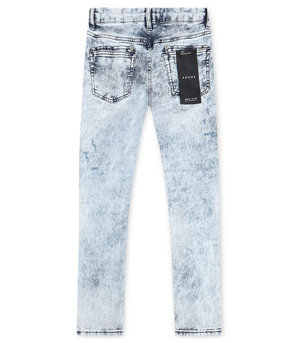 Krome Men's Slim Fit Denim Pants - Marble