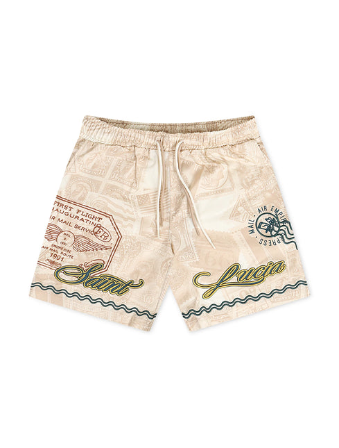 Smoke Rise Fashion Twill Shorts - Papyrus