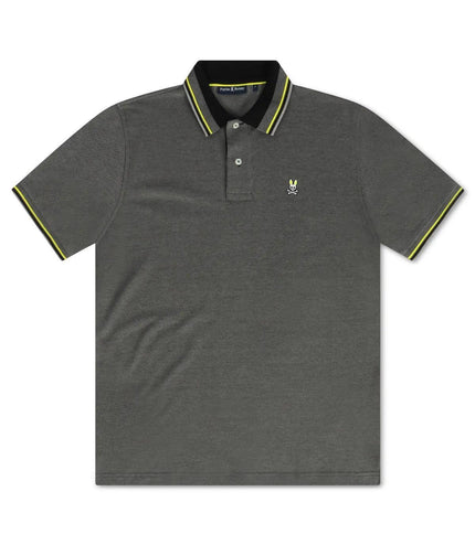 PSYCHO BUNNY BIRDSEYE PIQUE POLO - GRIFFIN PSYCHO BUNNY