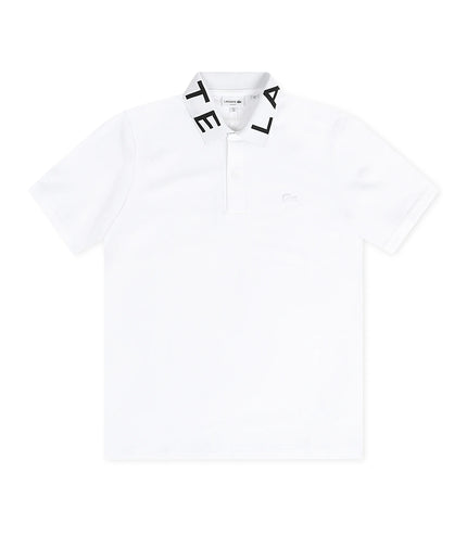 Lacoste Slim Fit Branded Polo - White