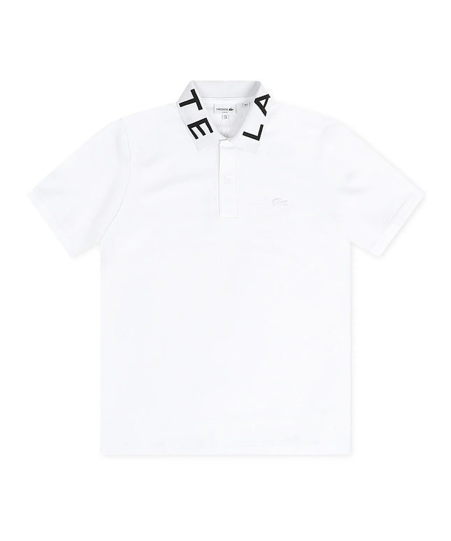 Lacoste Slim Fit Branded Polo - White