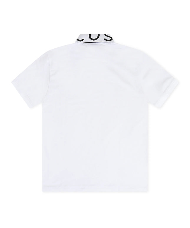 Lacoste Slim Fit Branded Polo - White