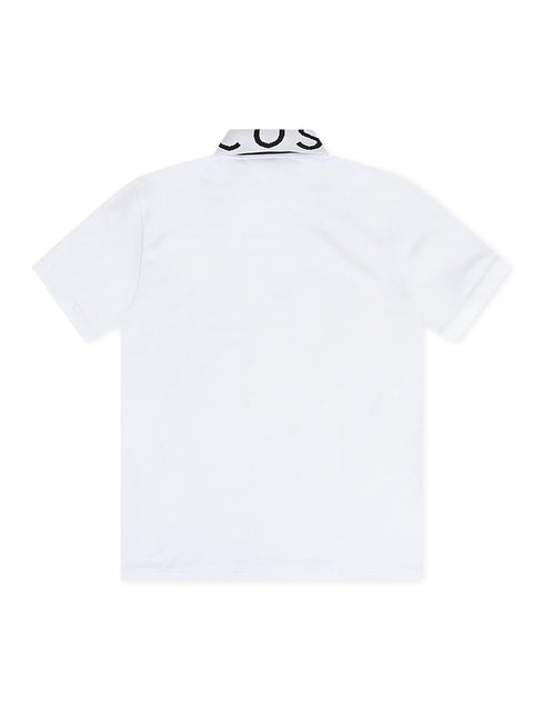 Lacoste Slim Fit Branded Polo - White