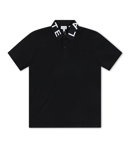 Lacoste Slim Fit Branded Polo - Black