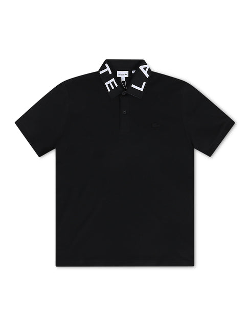 Lacoste Slim Fit Branded Polo - Black