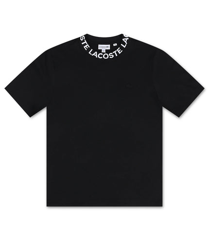 Lacoste Branded Jersey Tee - Black