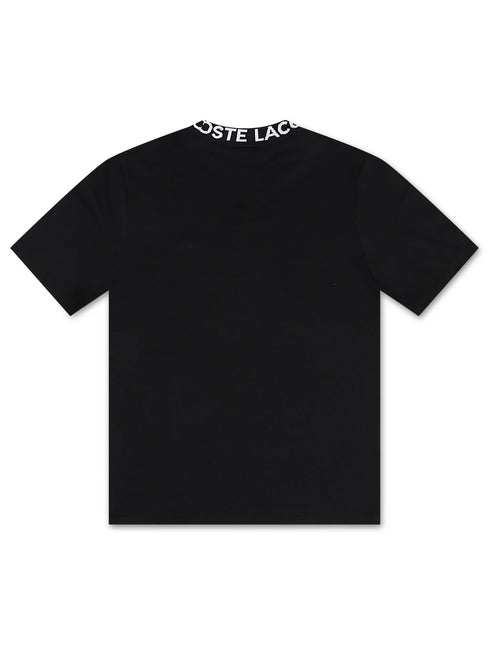 Lacoste Branded Jersey Tee - Black