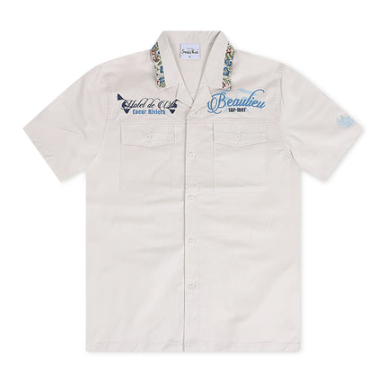 Smoke Rise Button Down Shirt -  Chalk
