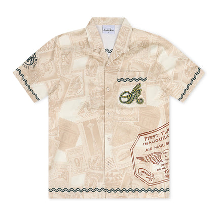 Smoke Rise Button Down Shirt - Papyrus