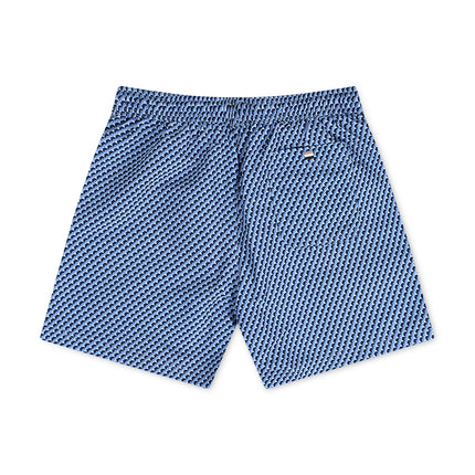 Boss All Over Print Swim Shorts - Blue