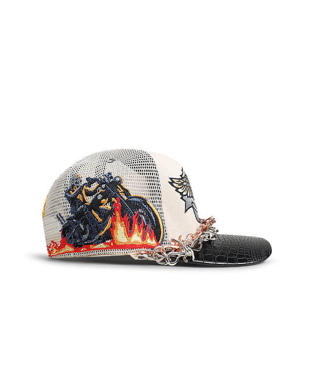 GasNYC Snakeskin Honor The Gas Trucker Hat
