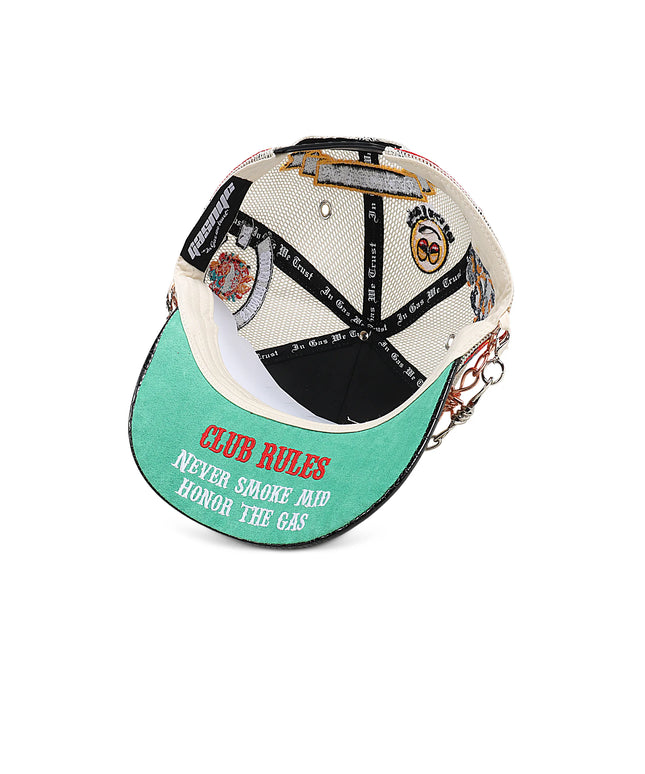 GasNYC Snakeskin Honor The Gas Trucker Hat