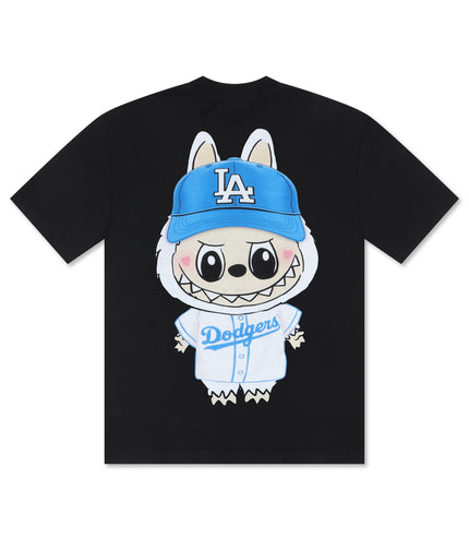 FlairByRetro LA Dodgers Doll Tee - Black