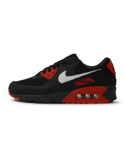 NIKE MENS AIR MAX 90 - BLACK/RED NIKE