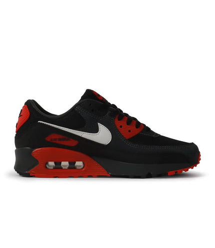 NIKE MENS AIR MAX 90 - BLACK/RED NIKE