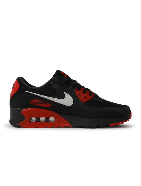 NIKE MENS AIR MAX 90 - BLACK/RED NIKE