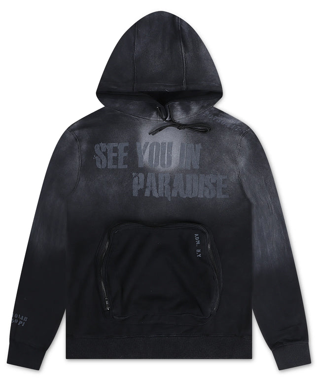 Jordan Craig Paradise Field Tech Cargo Hoodie - Black