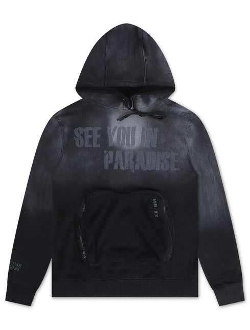 Jordan Craig Paradise Field Tech Cargo Hoodie - Black