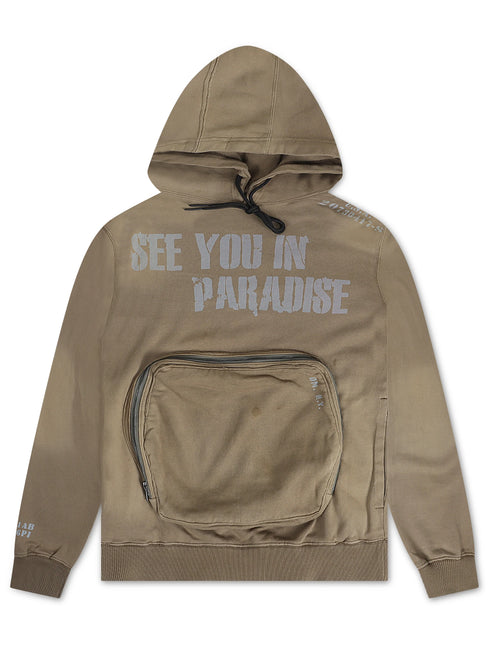 Jordan Craig Paradise Field Tech Cargo Hoodie - Olive