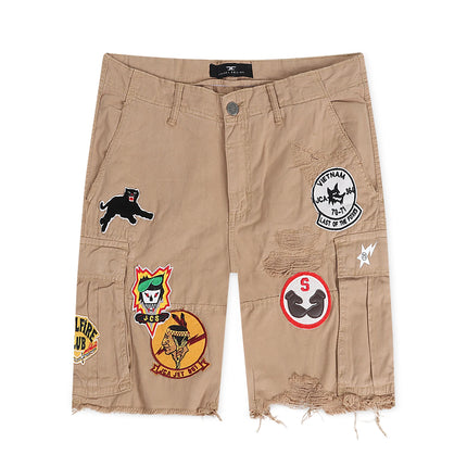 Jordan Craig War Angel Cargo Shorts - Khaki