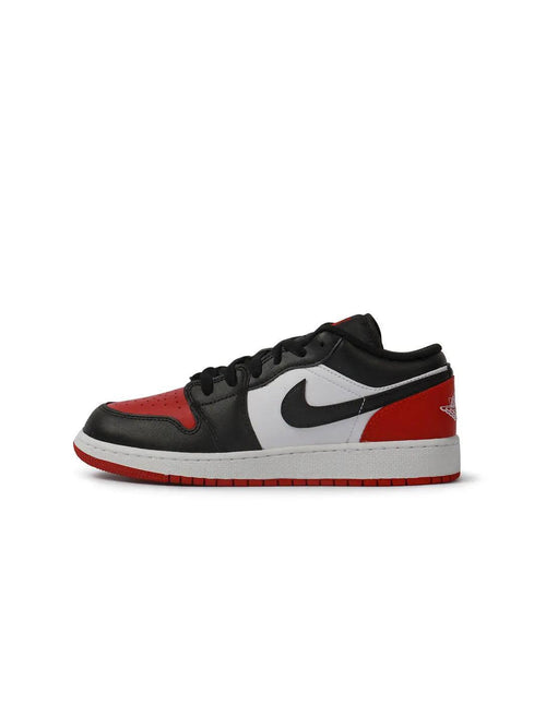 AIR JORDAN BIG KIDS 1 LOW - BRED TOE AIR JORDAN