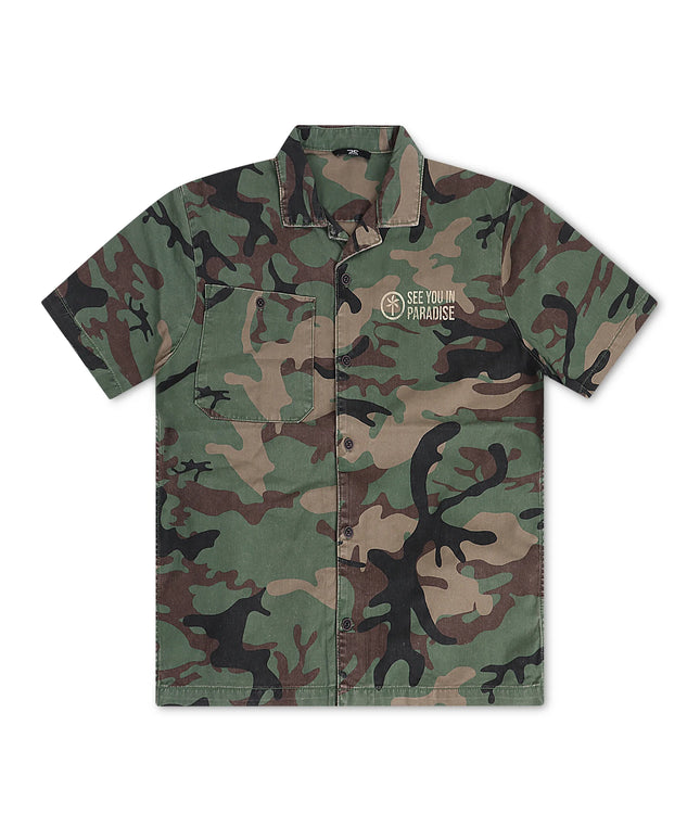 Jordan Craig Camo Camp Button Up Shirt | Denim Exchange