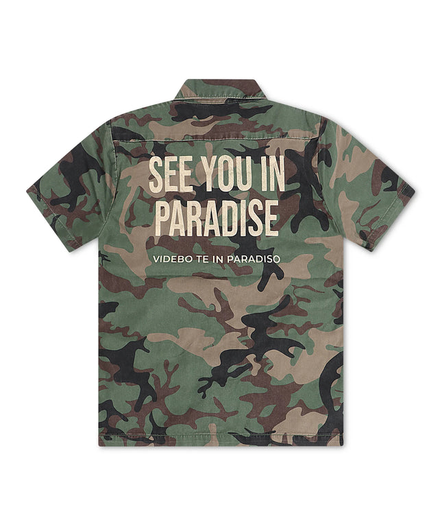 Jordan Craig Camo Camp Button Up Shirt | Denim Exchange