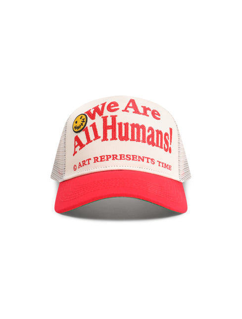 All Human Robot Cannot Human Hat - Cream/Red