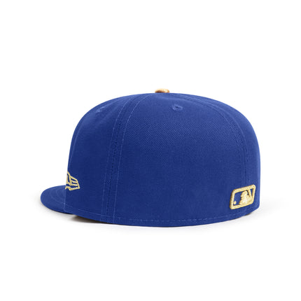 New Era 5950 Gold Collection World Series Hat - Royal Blue/ Gold