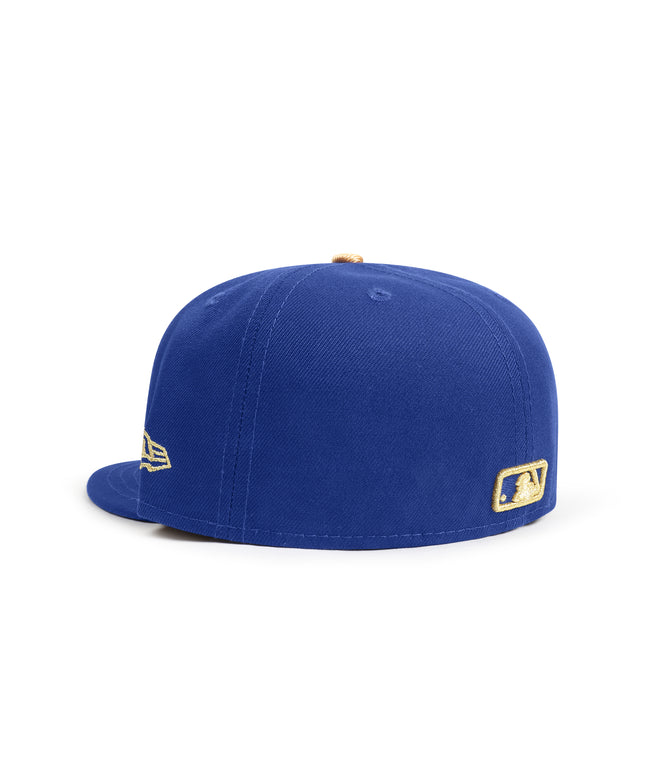 New Era 5950 Gold Collection World Series Hat - Royal Blue/ Gold