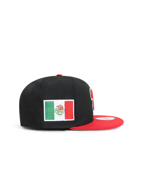 New Era 950 Mexico Cursive M Hat - Black/ Red