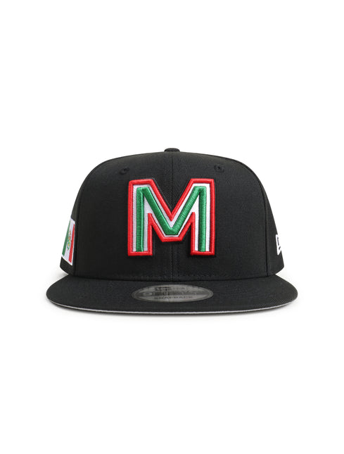 New Era 950 Mexico Big M Hat - Black/ Red