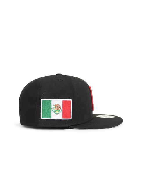 New Era 950 Mexico Big M Hat - Black/ Red