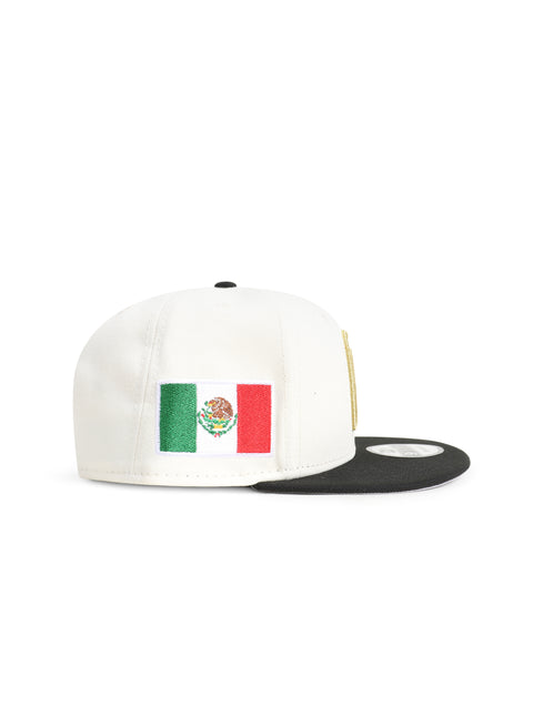 New Era 950 Mexico M Flag Hat - Chrome/ Black