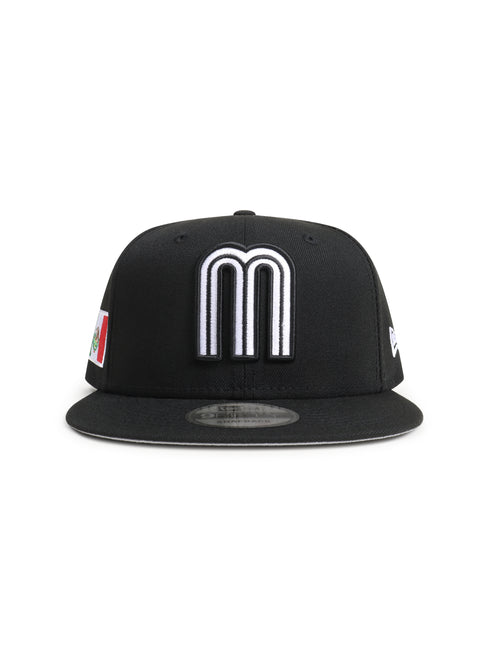 New Era 950 Mexico M Flag Hat - Black/ White