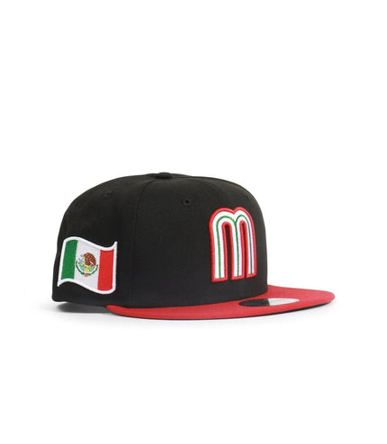 NEW ERA MEXICO HAT - BLACK/RED NEW ERA