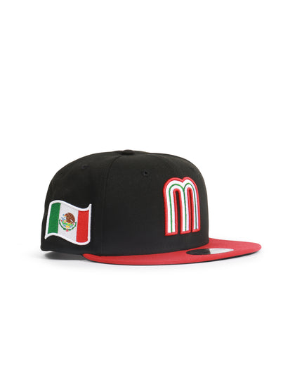 NEW ERA MEXICO HAT - BLACK/RED