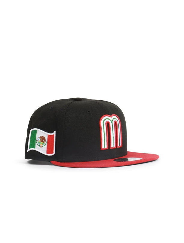 NEW ERA MEXICO HAT - BLACK/RED NEW ERA