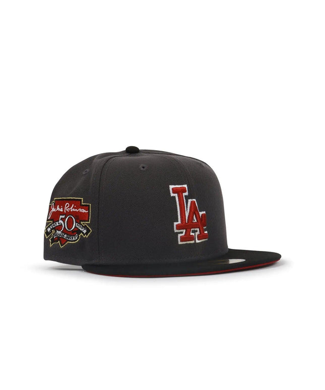 NEW ERA 5950 LA DODGERS 50TH ANNIVERSARY PATCH HAT NEW ERA