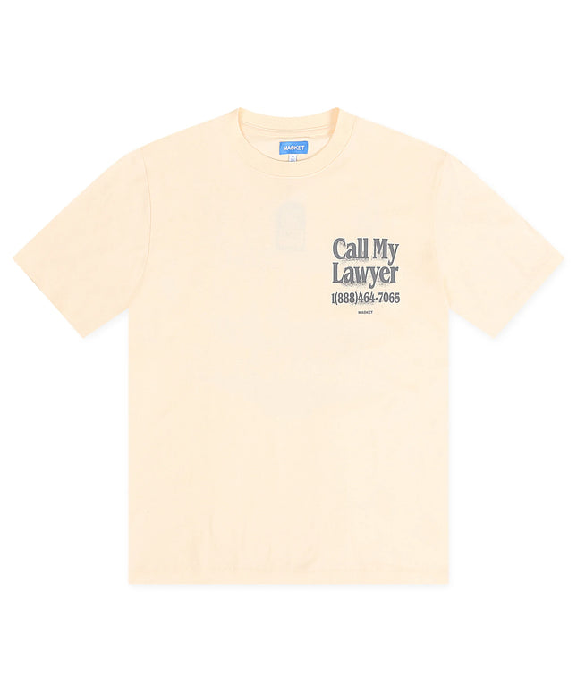 Camiseta 3D de Market Call My Lawyer - Mantequilla/Crema