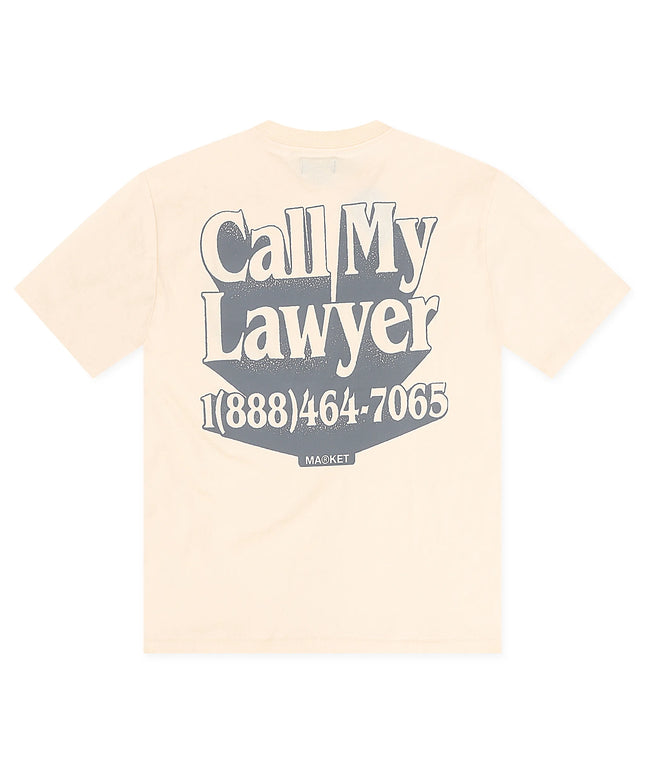 Camiseta 3D de Market Call My Lawyer - Mantequilla/Crema