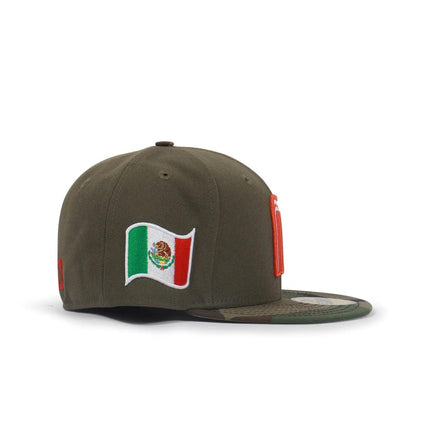 NEW ERA 5950 WBC MEXICO HAT - OLIVE/ WILD CAMO NEW ERA