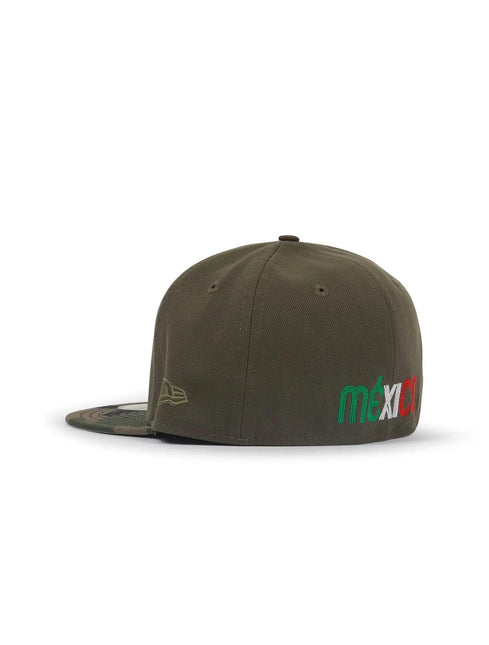 NEW ERA 5950 WBC MEXICO HAT - OLIVE/ WILD CAMO NEW ERA