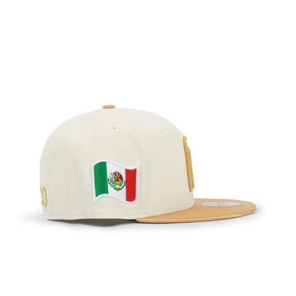 NEW ERA 5950 WBC MEXICO HAT - CHROME/ GOLD NEW ERA