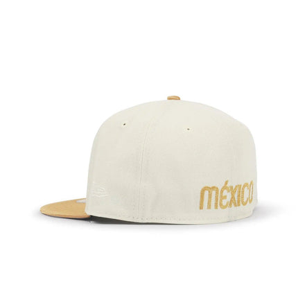 NEW ERA 5950 WBC MEXICO HAT - CHROME/ GOLD NEW ERA