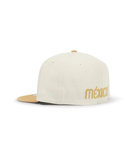 NEW ERA 5950 WBC MEXICO HAT - CHROME/ GOLD NEW ERA