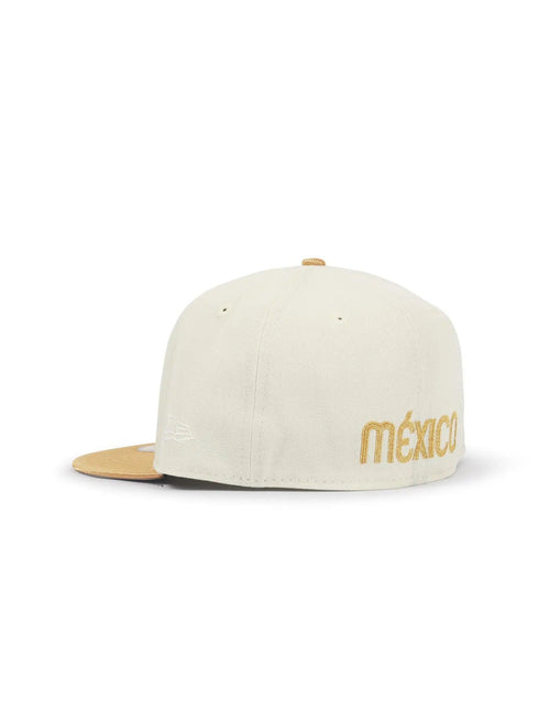 NEW ERA 5950 WBC MEXICO HAT - CHROME/ GOLD NEW ERA