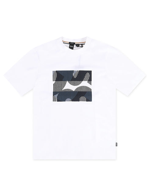 Boss Mercerized Thompson Tee - White