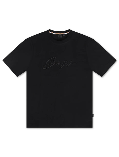 Boss Script Logo Tee - Black